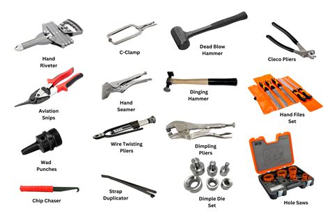 aircraft sheet metal tool list